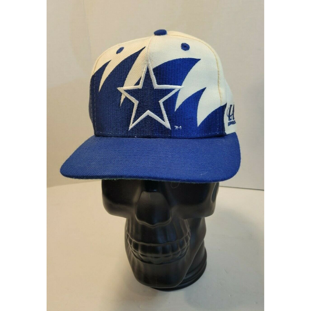 Vintage Dallas Cowboys Shark tooth Iconic 90's Logo Athletic Snapback Hat NFL